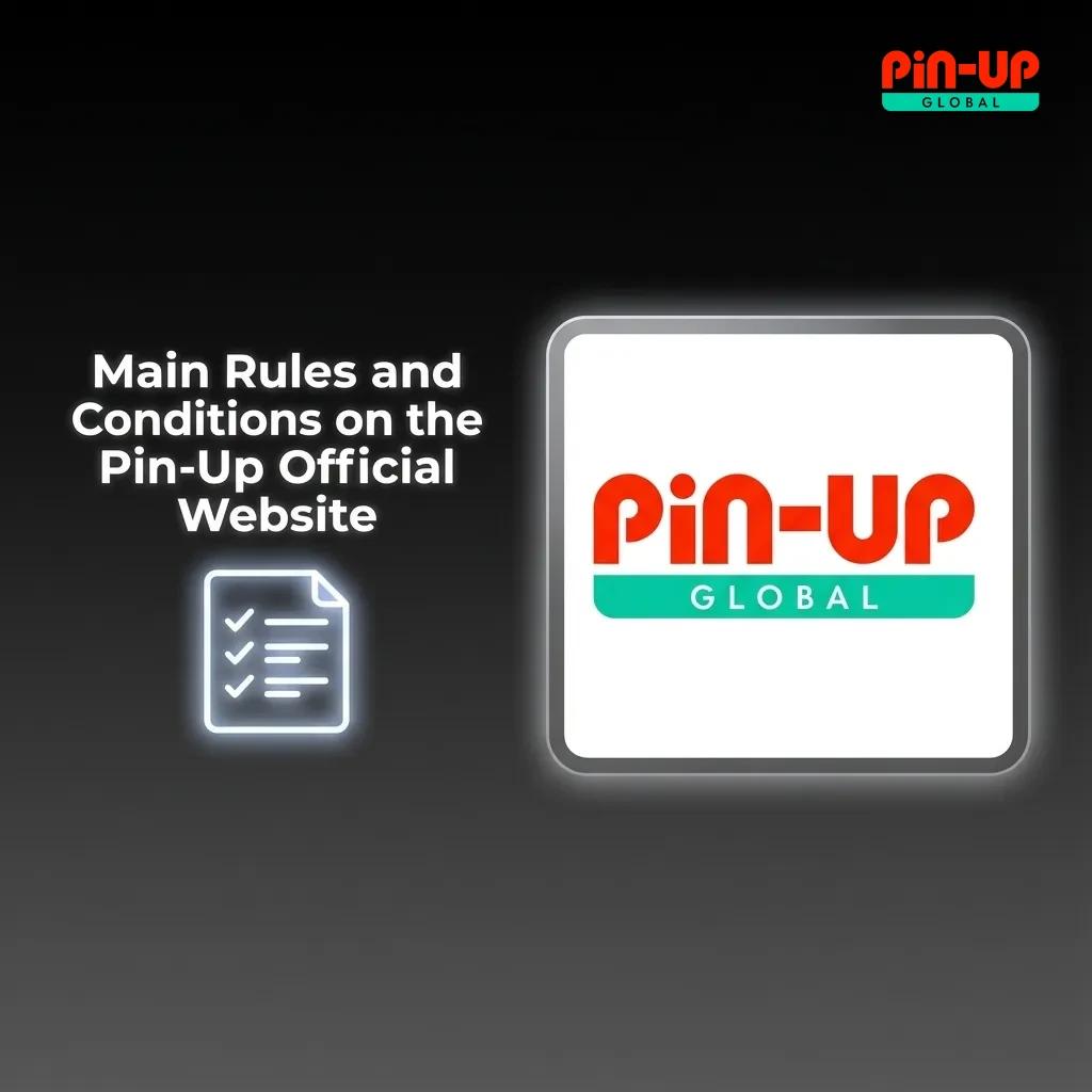 Infographic titled “Main Rules and Conditions” listing age limit, one account rule, KYC, bonus terms, and fraud prevention.