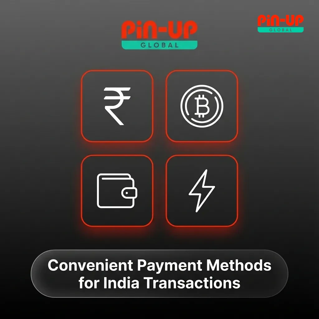 Icons of UPI, Paytm, PhonePe, GPay, bank cards and crypto coins showing secure, fast India payment options