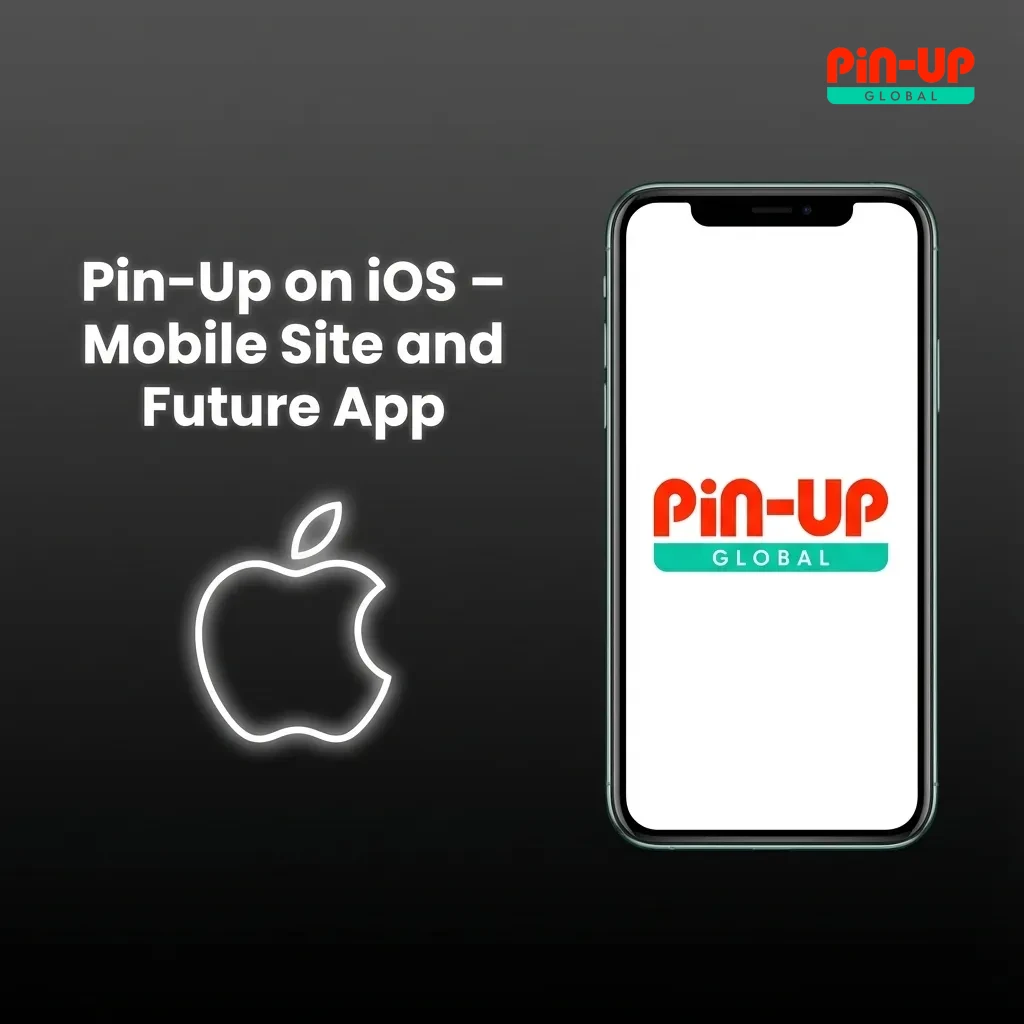 iPhone screen showing Pin-Up India website in Safari with “Add to Home Screen” prompt and app icon on the home screen