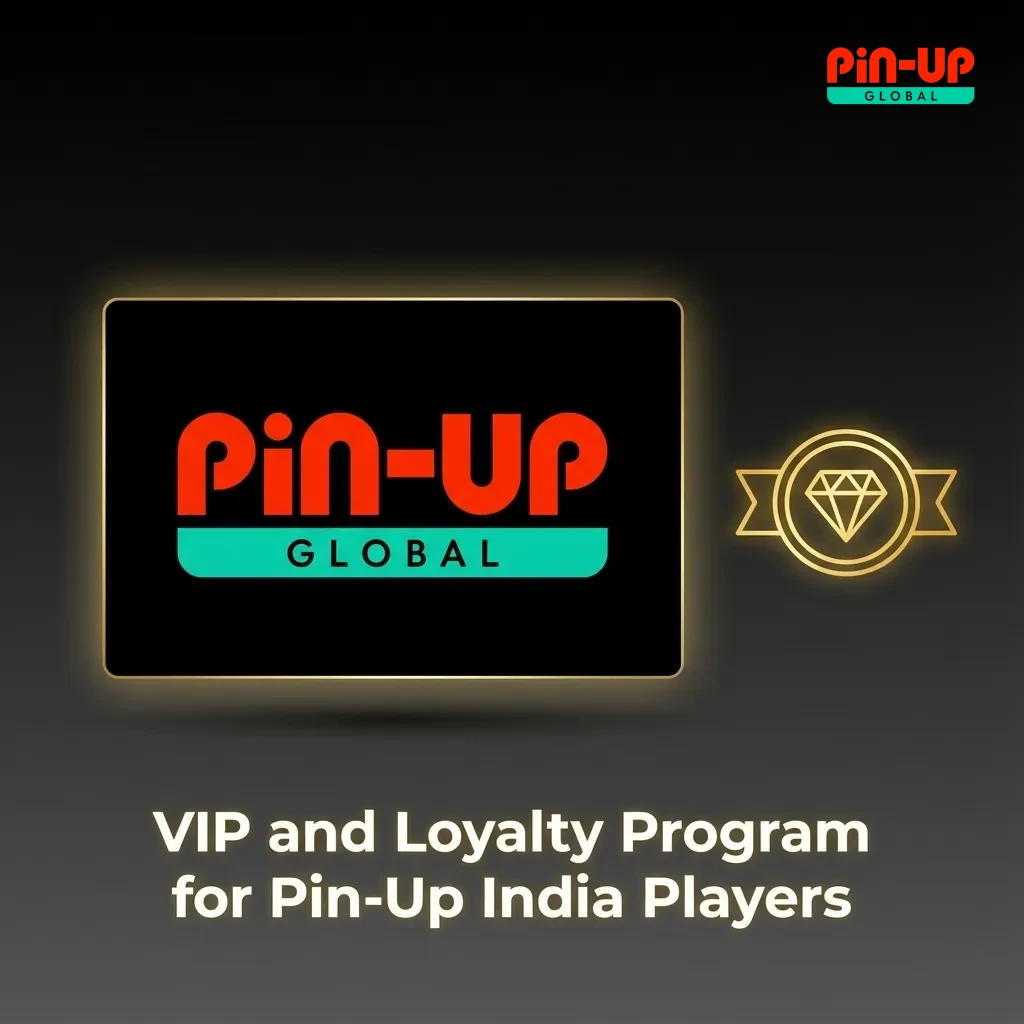 Illustration of Pin-Up India VIP tiers showing loyal players earning cashback, bonuses, and personal manager rewards
