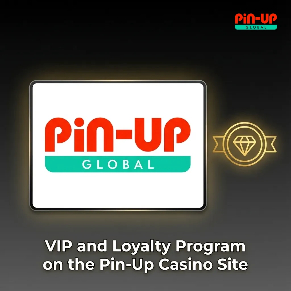 Pin-Up Casino VIP and loyalty tiers showing perks like better rates, bonuses, cashback, and priority support