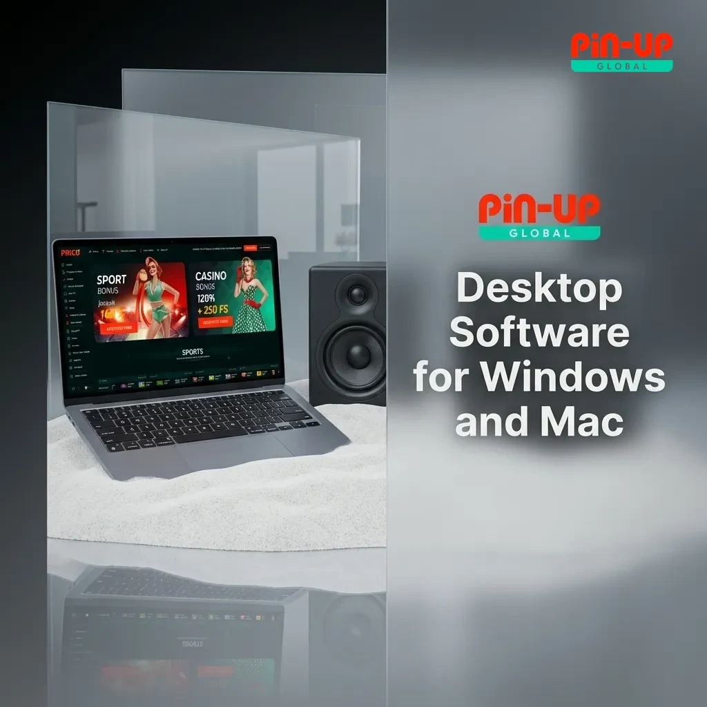 Desktop software download page showing installation steps for Windows and Mac gaming client application.