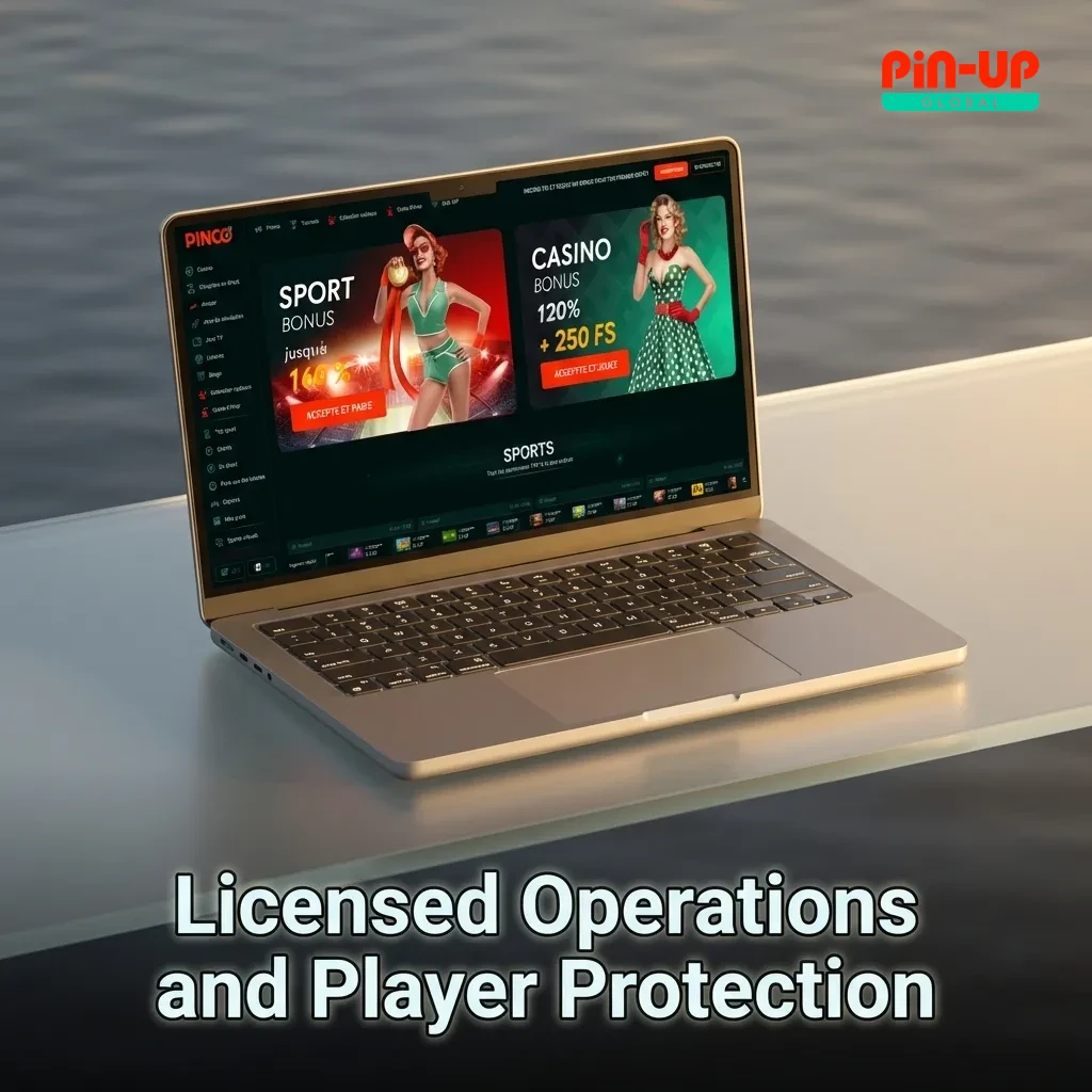 Curacao eGaming licensed casino interface showing SSL security badge and responsible gaming tools for player protection