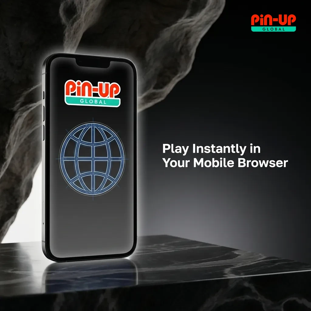 Mobile browser gaming interface showing instant play access without downloads on smartphone screen