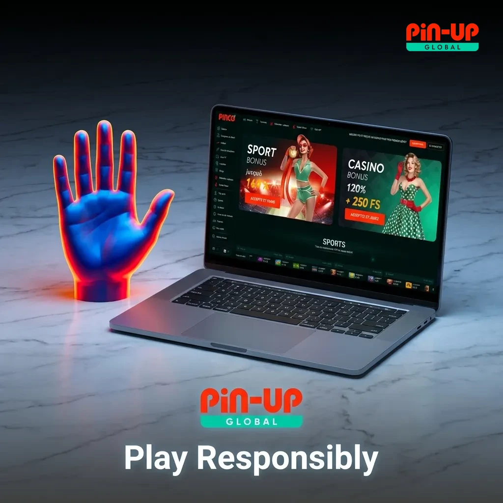 Responsible gambling tools interface showing deposit limits, session reminders, and self-exclusion options