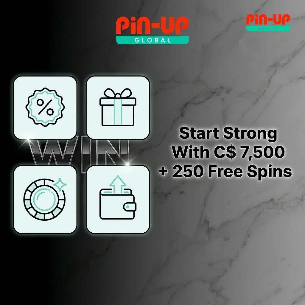 Multi-tier welcome bonus offering C$ 7,500 and 250 free spins across five deposits for new Canadian players.