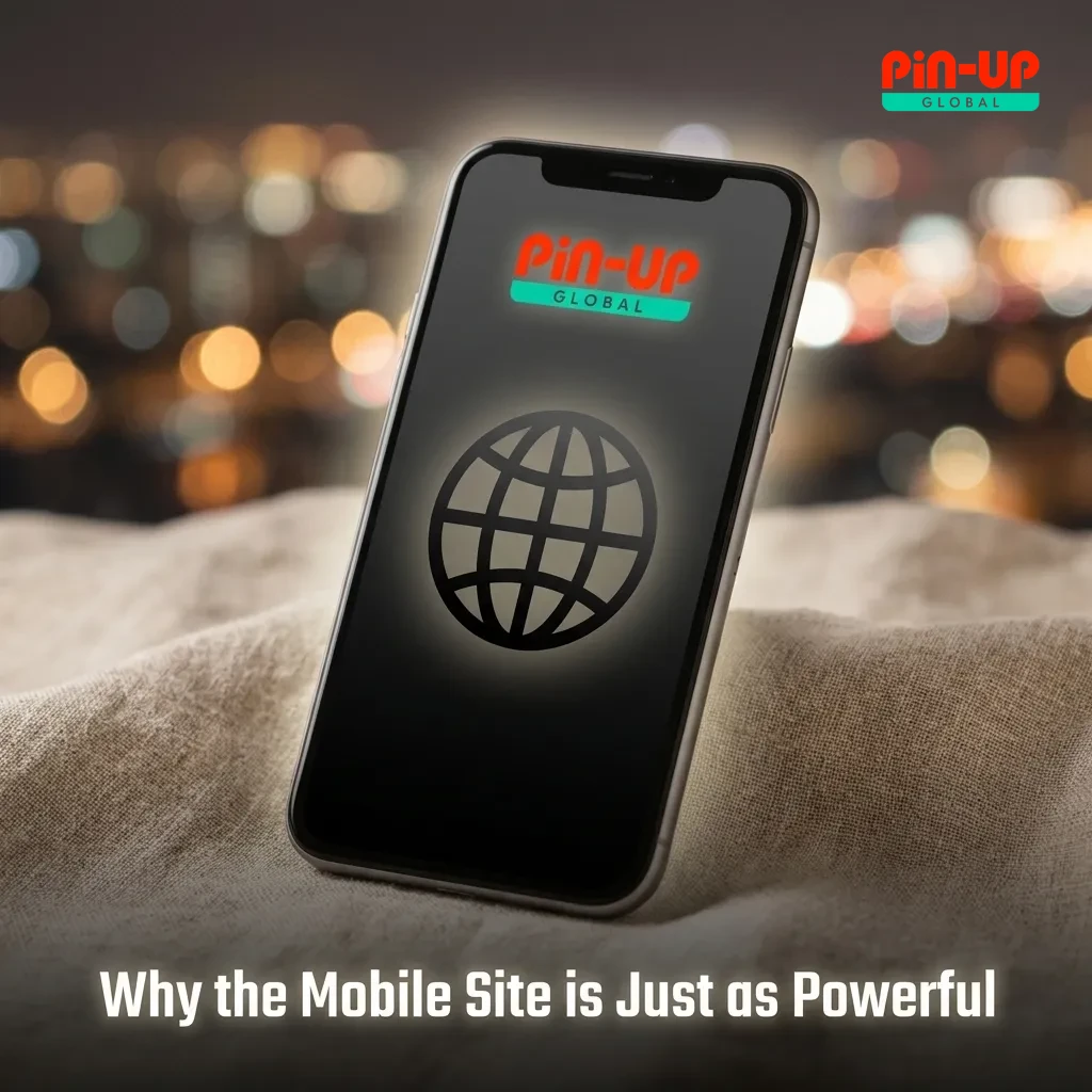 Mobile browser displaying full-featured platform interface with home screen shortcut icon and no download needed
